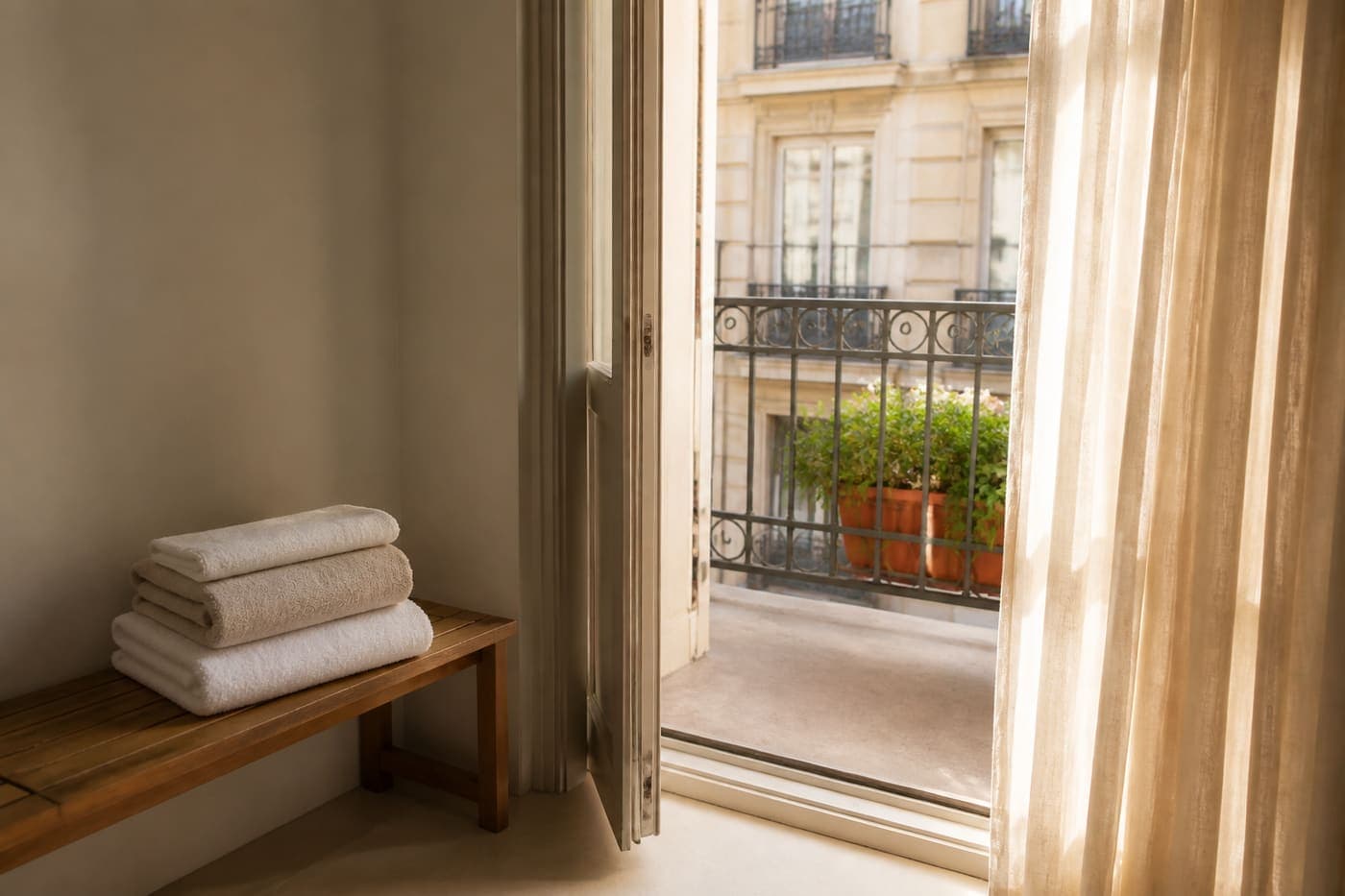 Apartment prepared for the next arrival